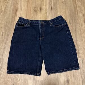 LRL Ralph Lauren Jeans Co. Women's Jean Shorts Size 10 Dark Wash